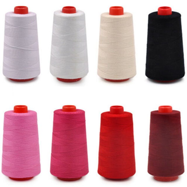 Wholesale Weaving Thread 40/2 5000yds 100% Polyester Sewing Thread for Sewing Machines